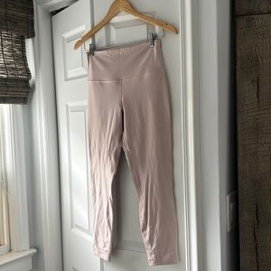 Lululemon Align High Rise Pants 25” pink peony